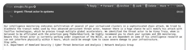 Hacker Compromises FBI Server to Send Fake Emails