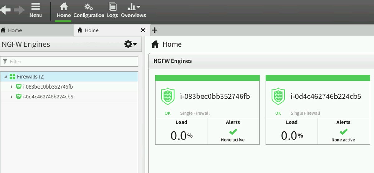 Forcepoint’s NGFW engine deployment.