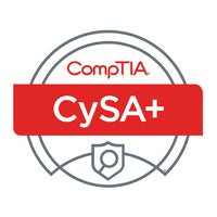 CompTIA CySA+ badge.