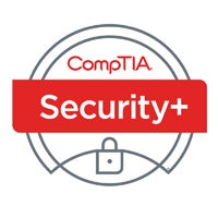 CompTIA Security+ badge.