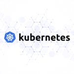 Featured graphic with the logo of Kubernetes.