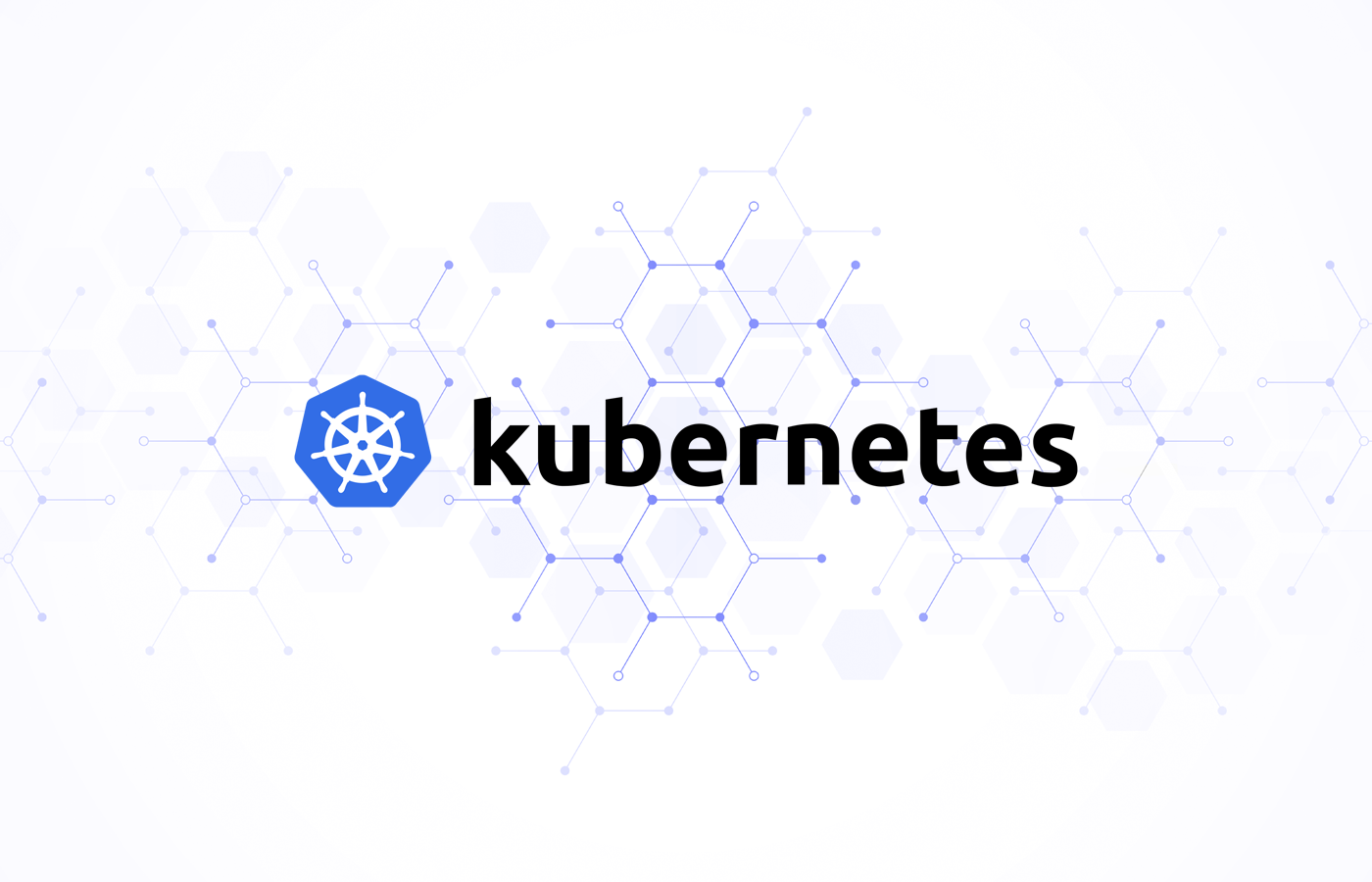 Featured graphic with the logo of Kubernetes.