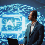 Speaker discussing about AI