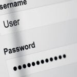 User login on screen.