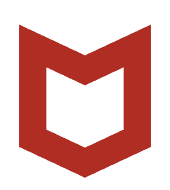 McAfee logo.