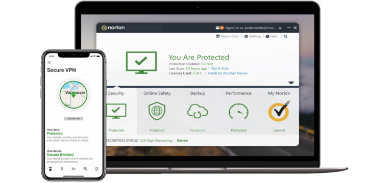 Norton interface.