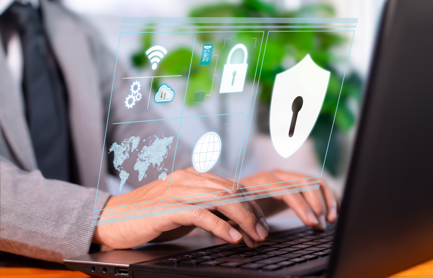 Cybersecurity Concept: System Administrator Enhancing Network Protection