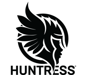 Huntress logo.
