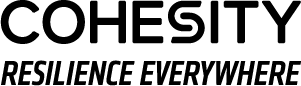 Cohesity logo.