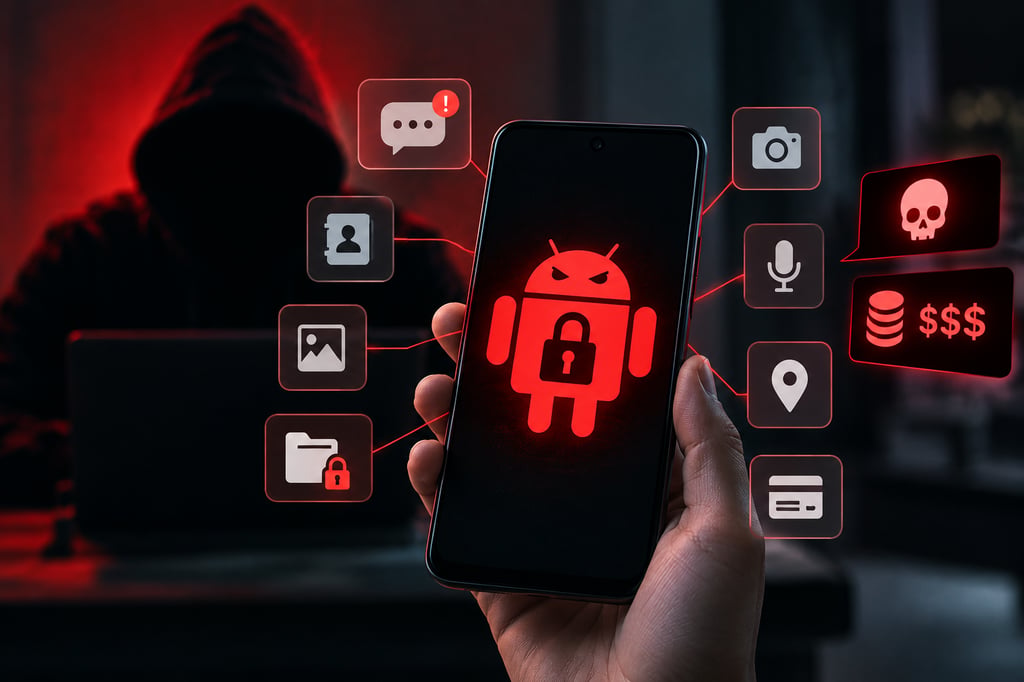Mantax Otax Targets Android Phones With Spyware and Ransomware